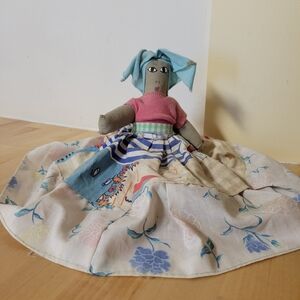 Jamaican Vintage Rag DollSize 14"X10"